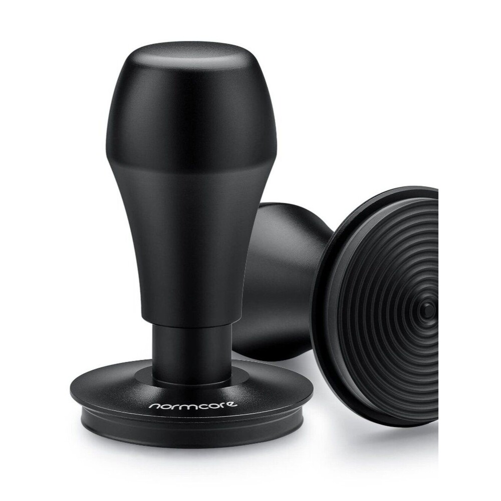 Normcore 58.5mm Espresso Coffee Tamper V4 - Titanium PVD Coating Ripple Base - S